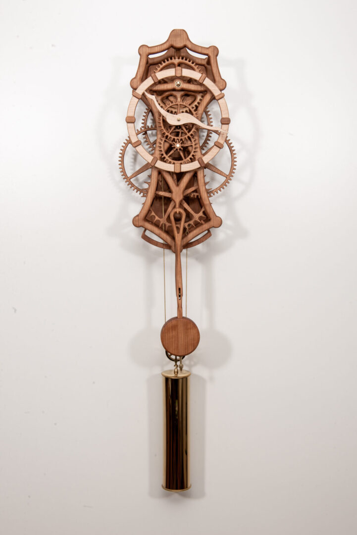 32 Hour Run time Hardwood Geared Clocks