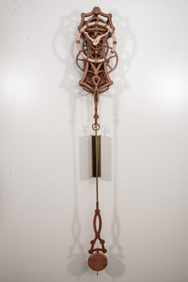 Legacy 2: 75hr Solid Wood Black Cherry Clock